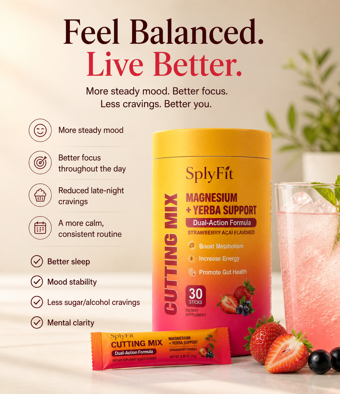 SplyFit Açaí Ritual - Feel in control again.